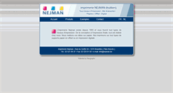 Desktop Screenshot of nejman.be